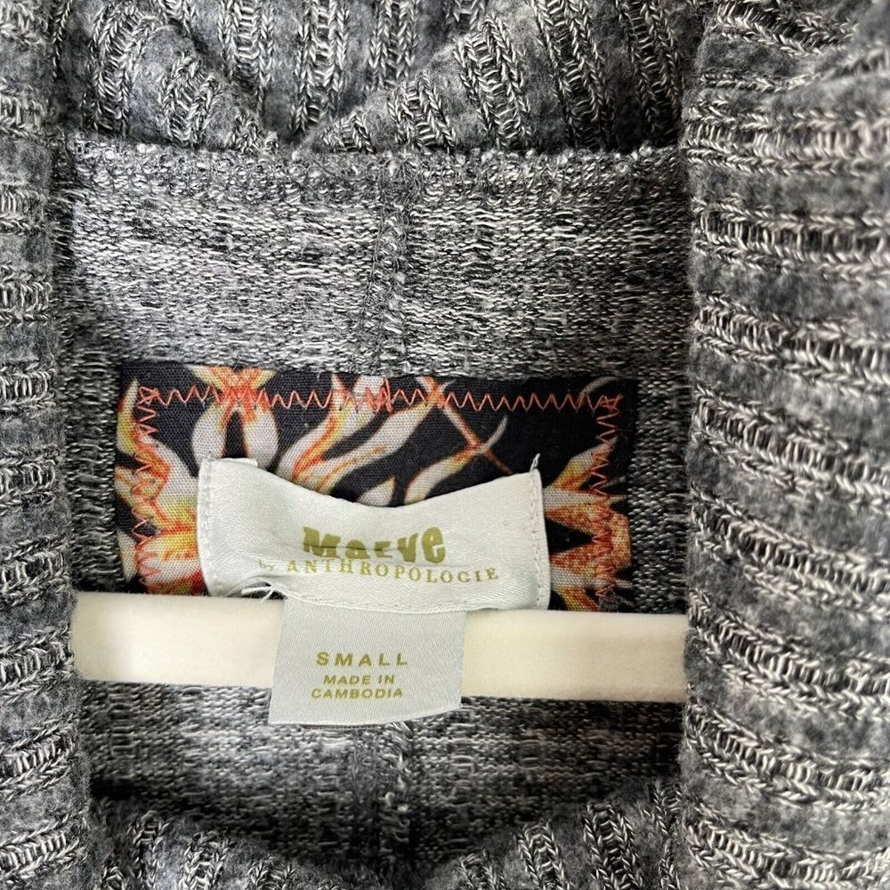 Anthropologie Maeve Cowl Neck Sweater Women’s Size Small Gray Knit - Picture 3 of 8